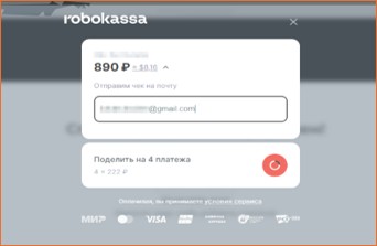 Чек и успешный статус